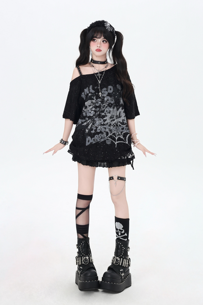 Light Asian Graffiti Sweet Cool Top