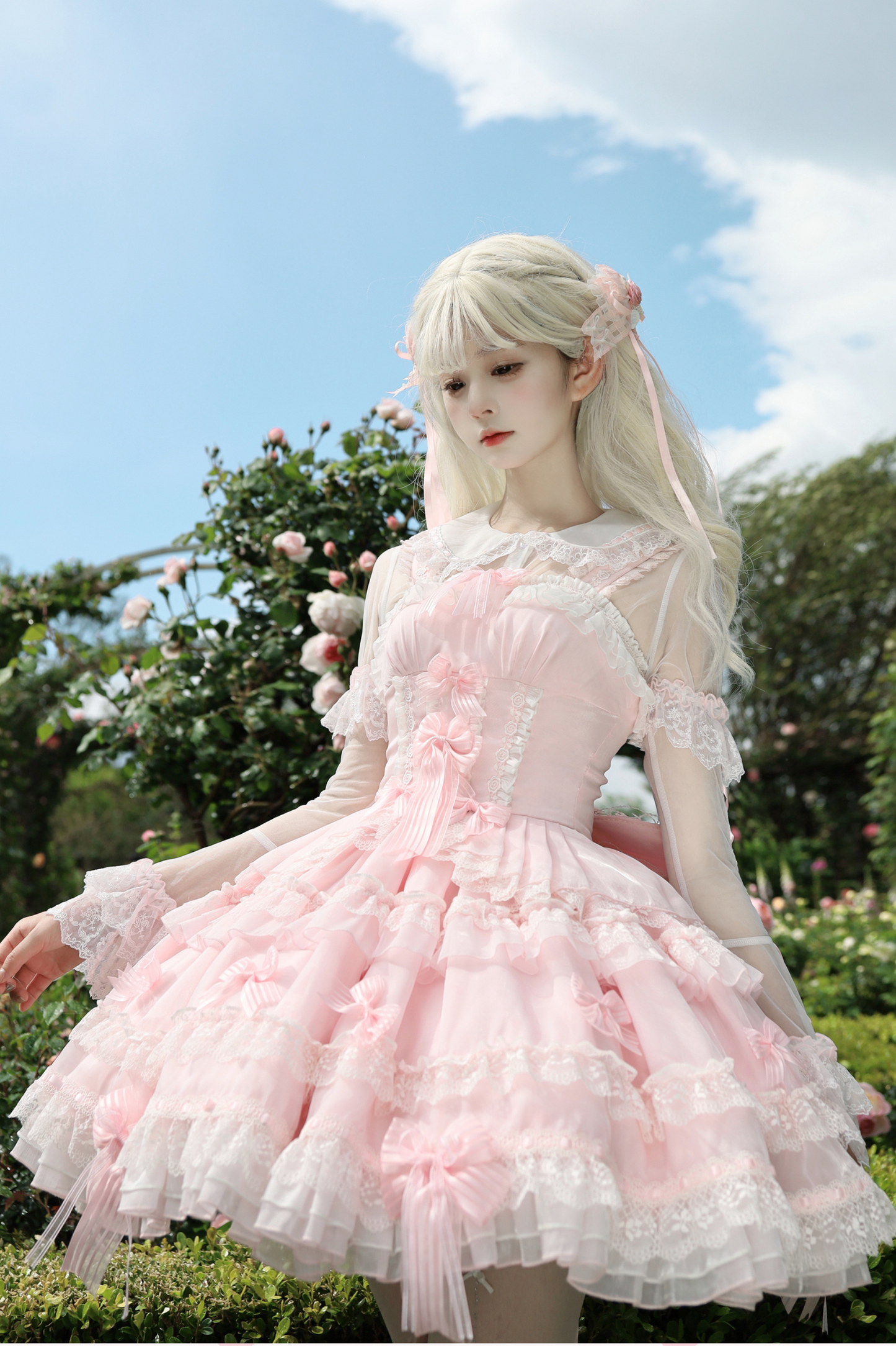 ロリキャットラブプリンセスジャンパースカート+インナートップス