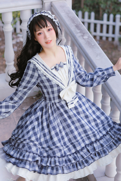 Sweet Witch Check Lolita Dress