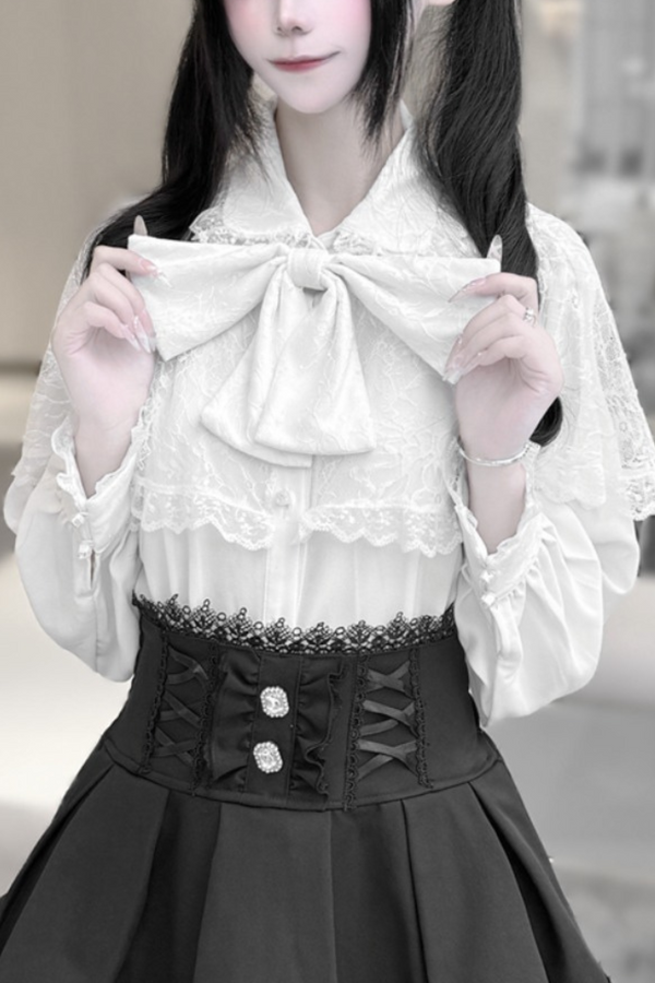 ダークムーンシャドウマントベールシャツ+スカート