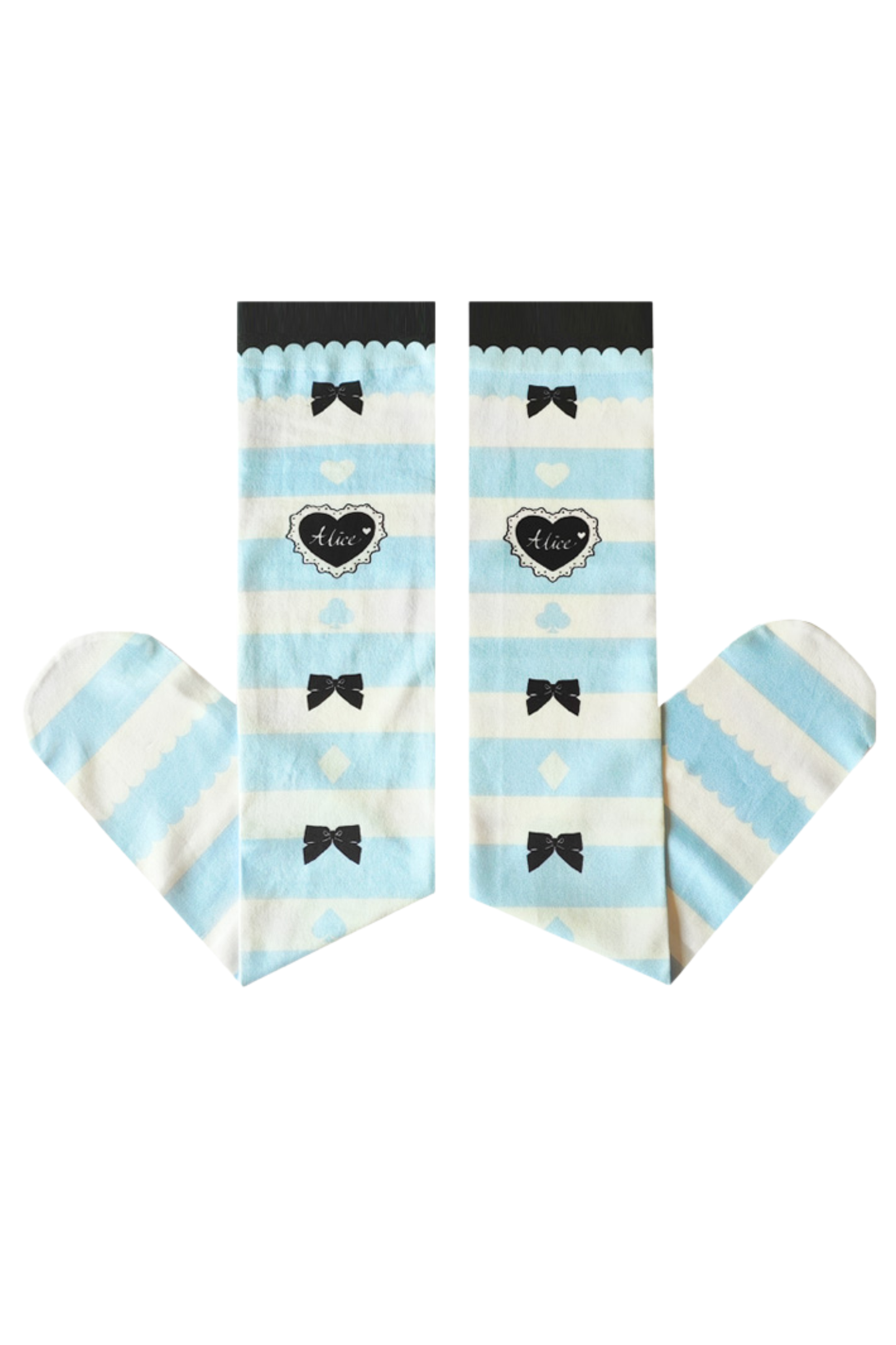 アリスボーダータイニーハイソックス