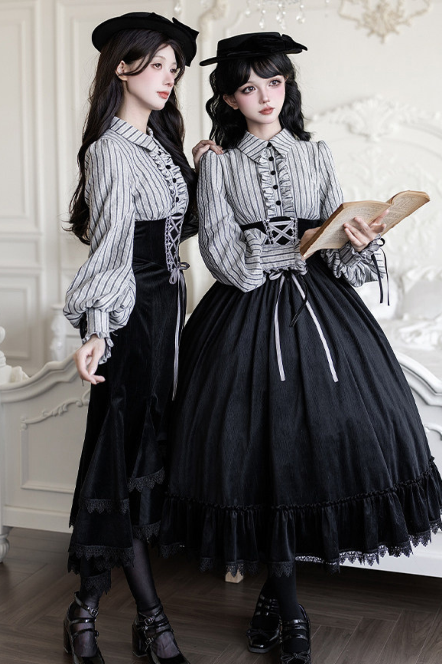 Fishtail Dress + Flare Dress + Hat + Hairband