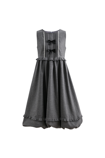 リボンレトロサスドレス