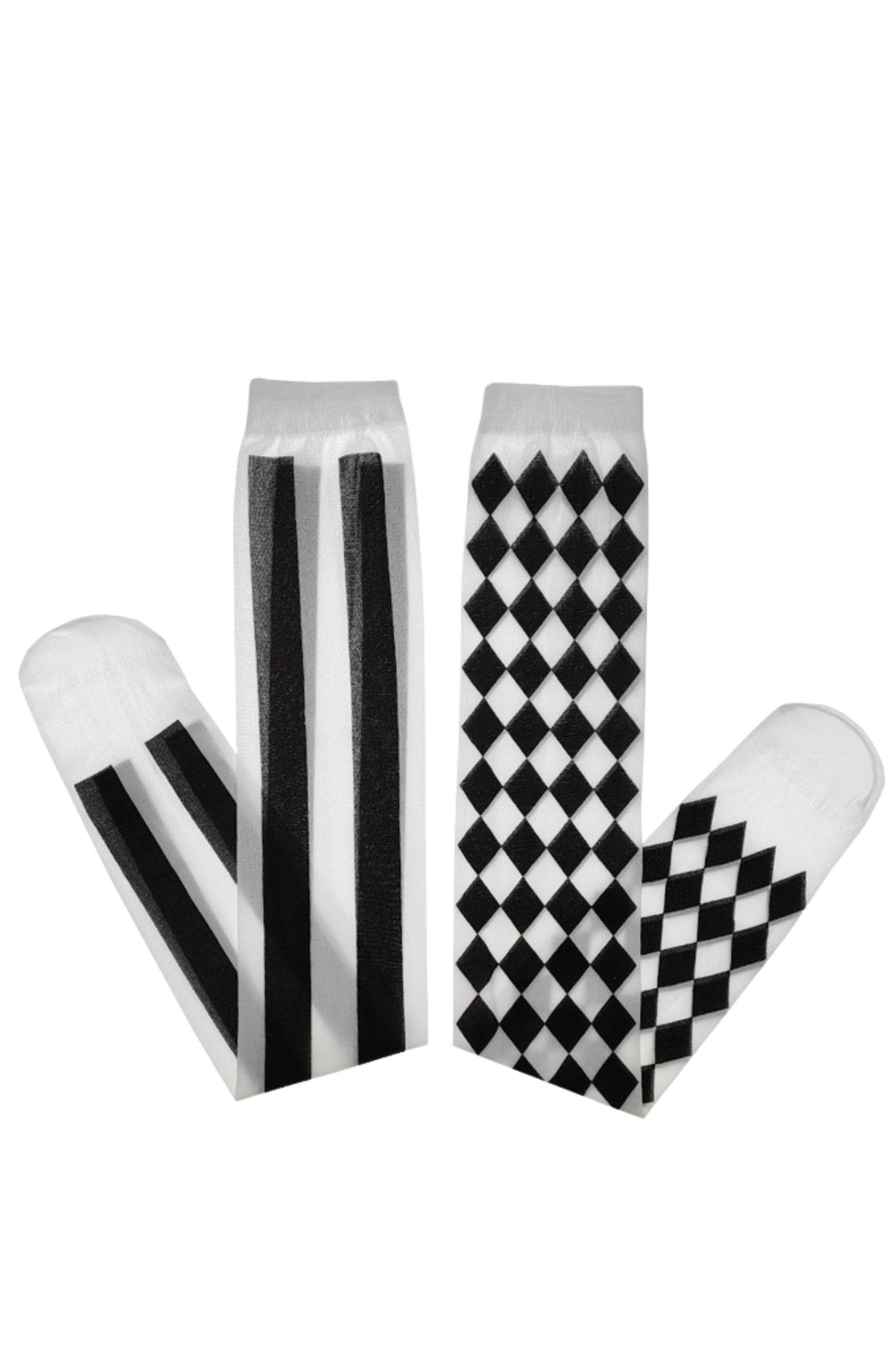 ゴシックプラッドロリータニーハイソックス