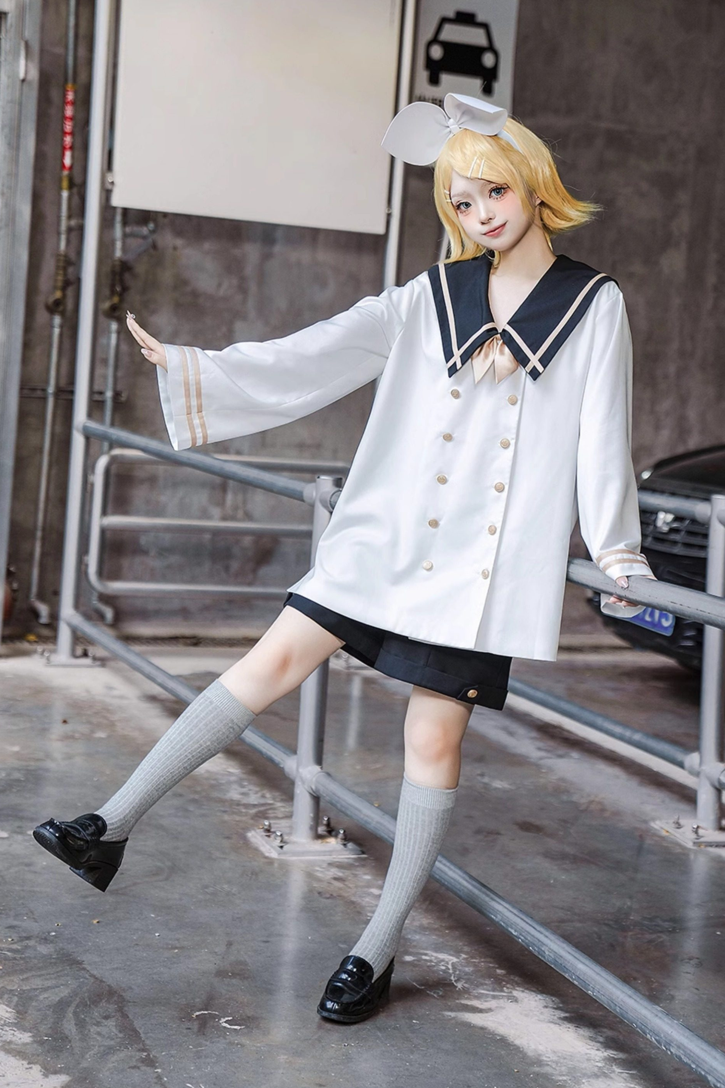 Prince Big Sailor Top + Pants + Beret + Tie + Socks