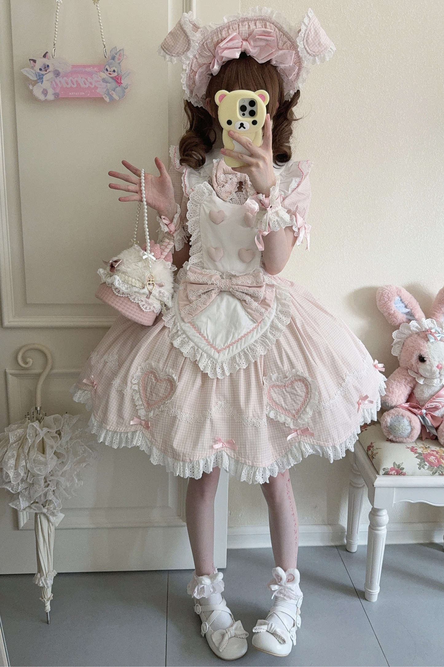 キュートシュガーメイドロリータドレス