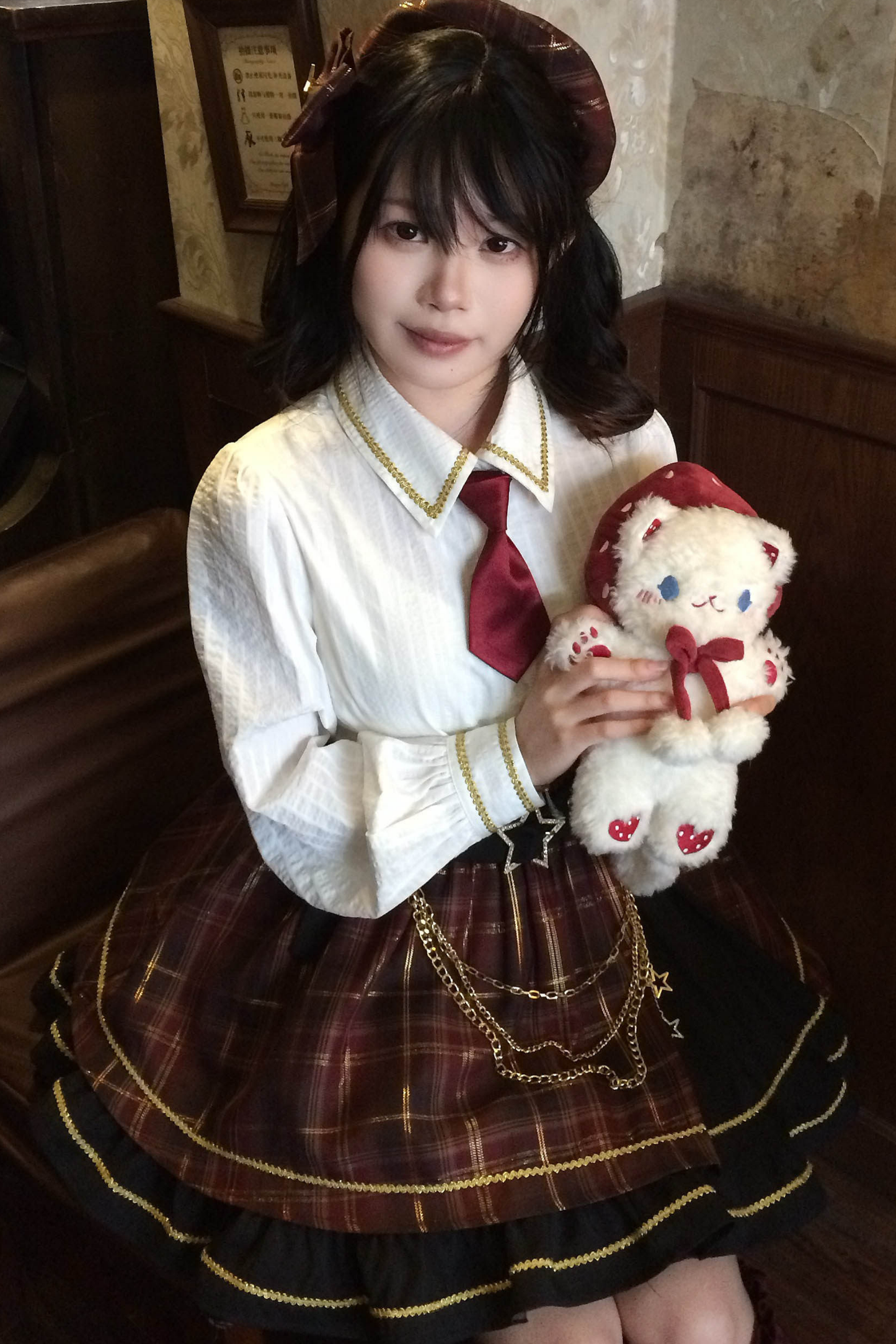 Retro Check Idol Lolita Set