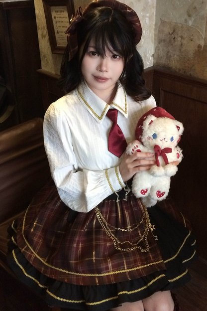 Retro Check Idol Lolita Set