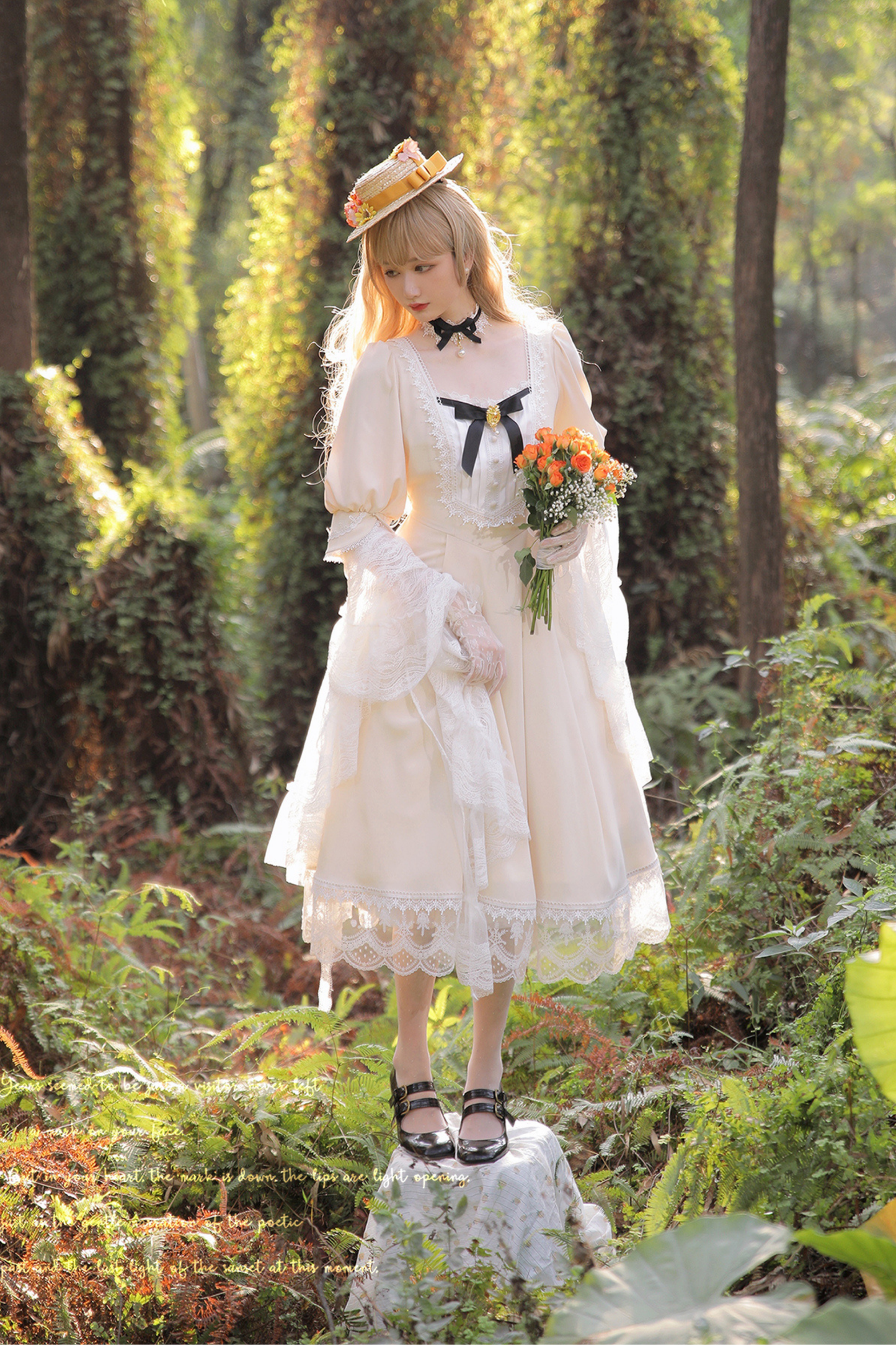 Elegant Retro Lace Classic Lolita Dress