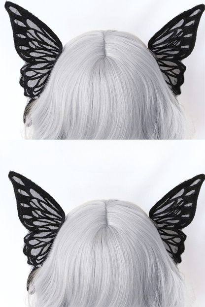 ゴシックバタフライデビルヘアアクセサリー