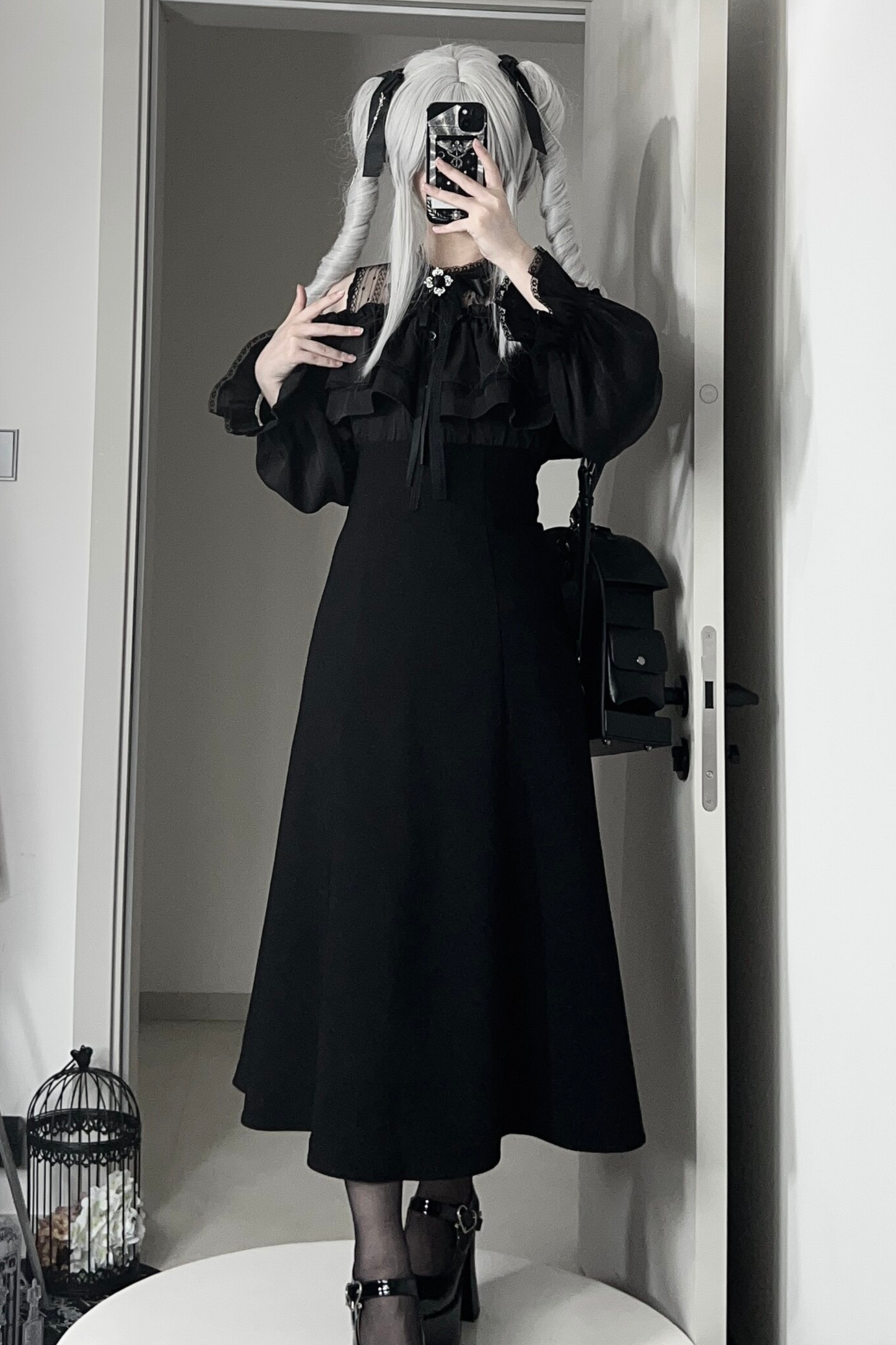 ミステリアダークロングドレス