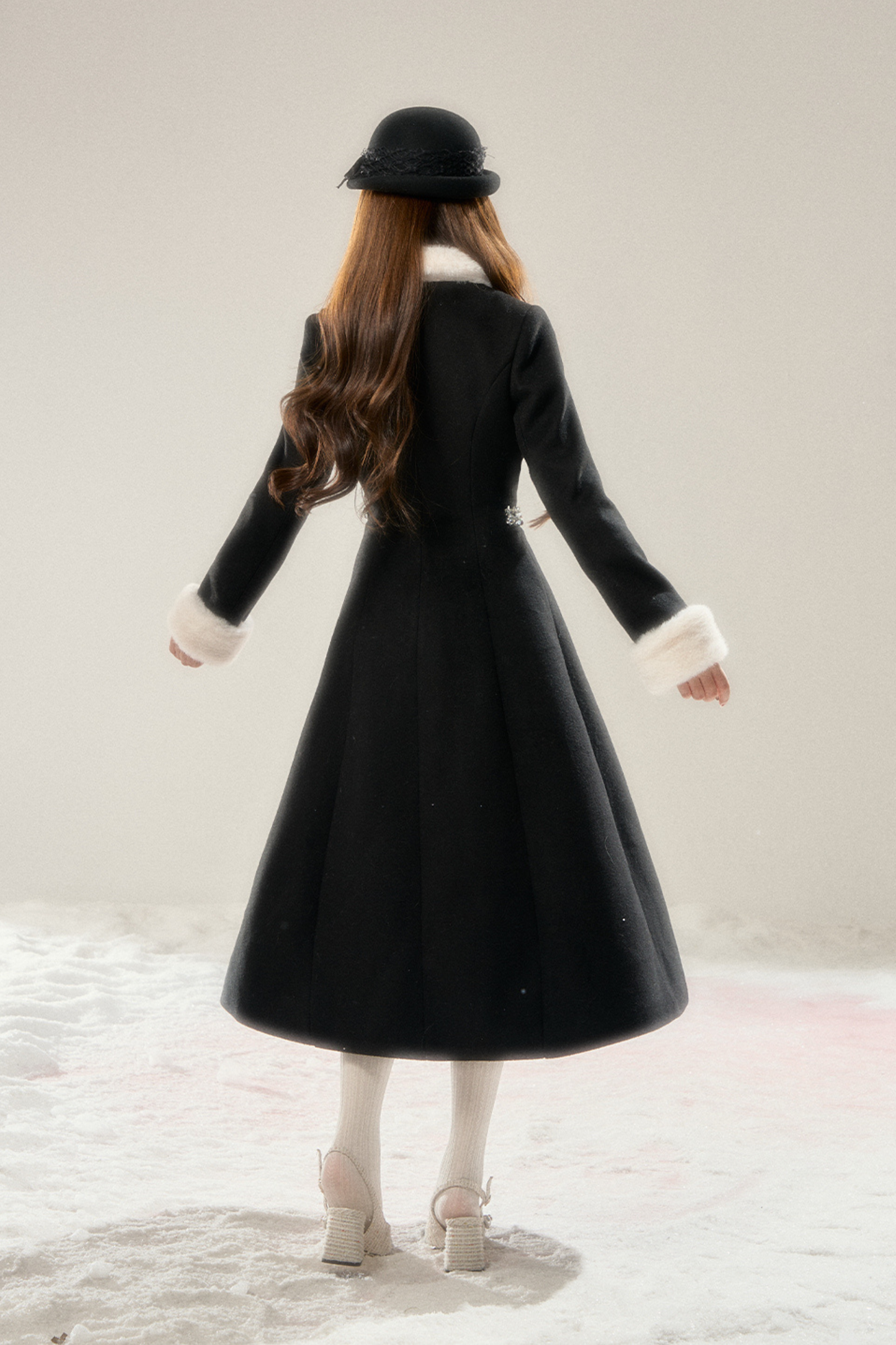 French Chic Hepburn Long Coat