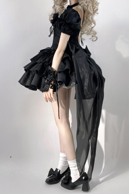 [Pre-order product] Generation Lace-up Chic Dress