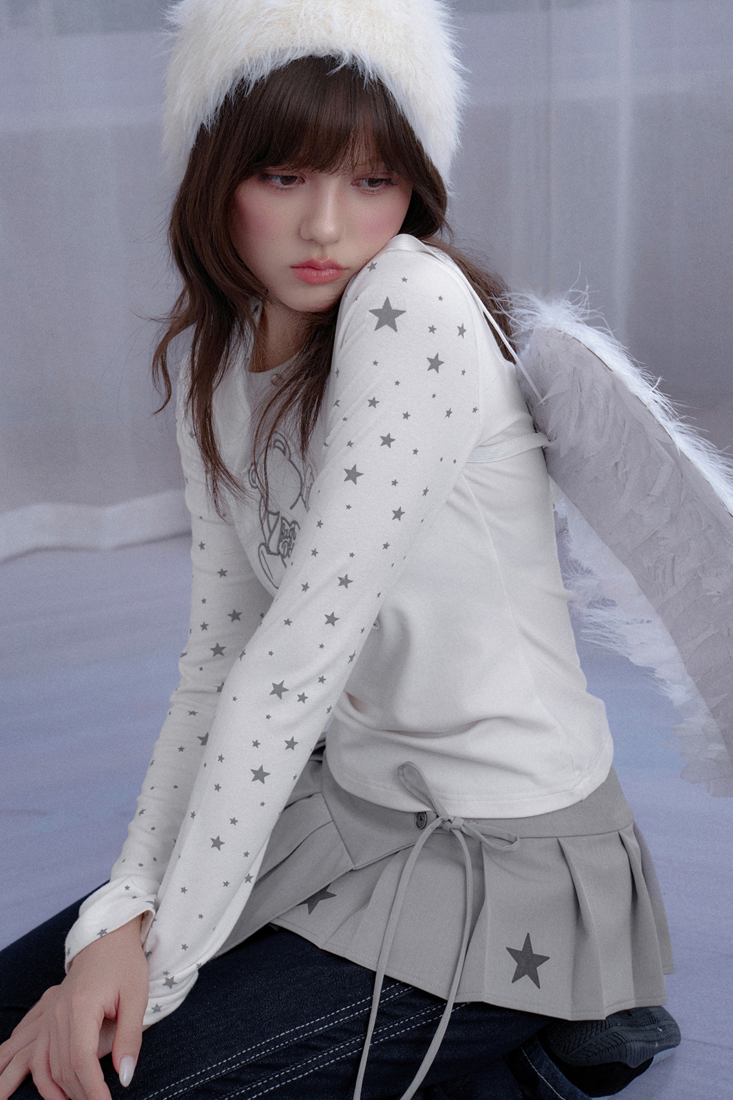 ホワイトスターエンジェルベアトップス