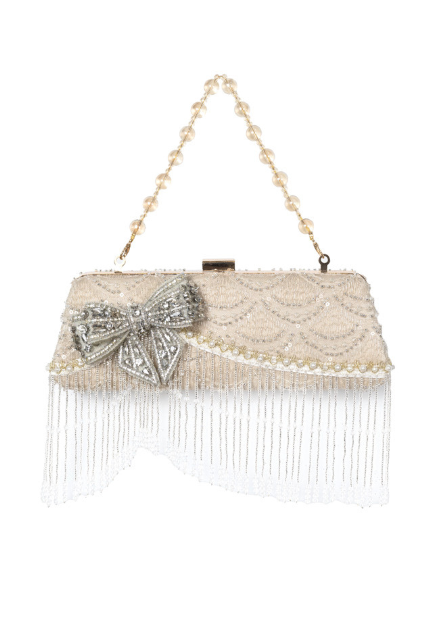 ダイヤモンドリボンクラッチバッグ