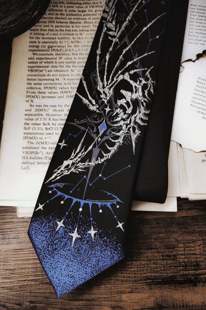 【12月26日予約締切】ギャラクシーボーンミストコアゴシックジャカードネクタイ