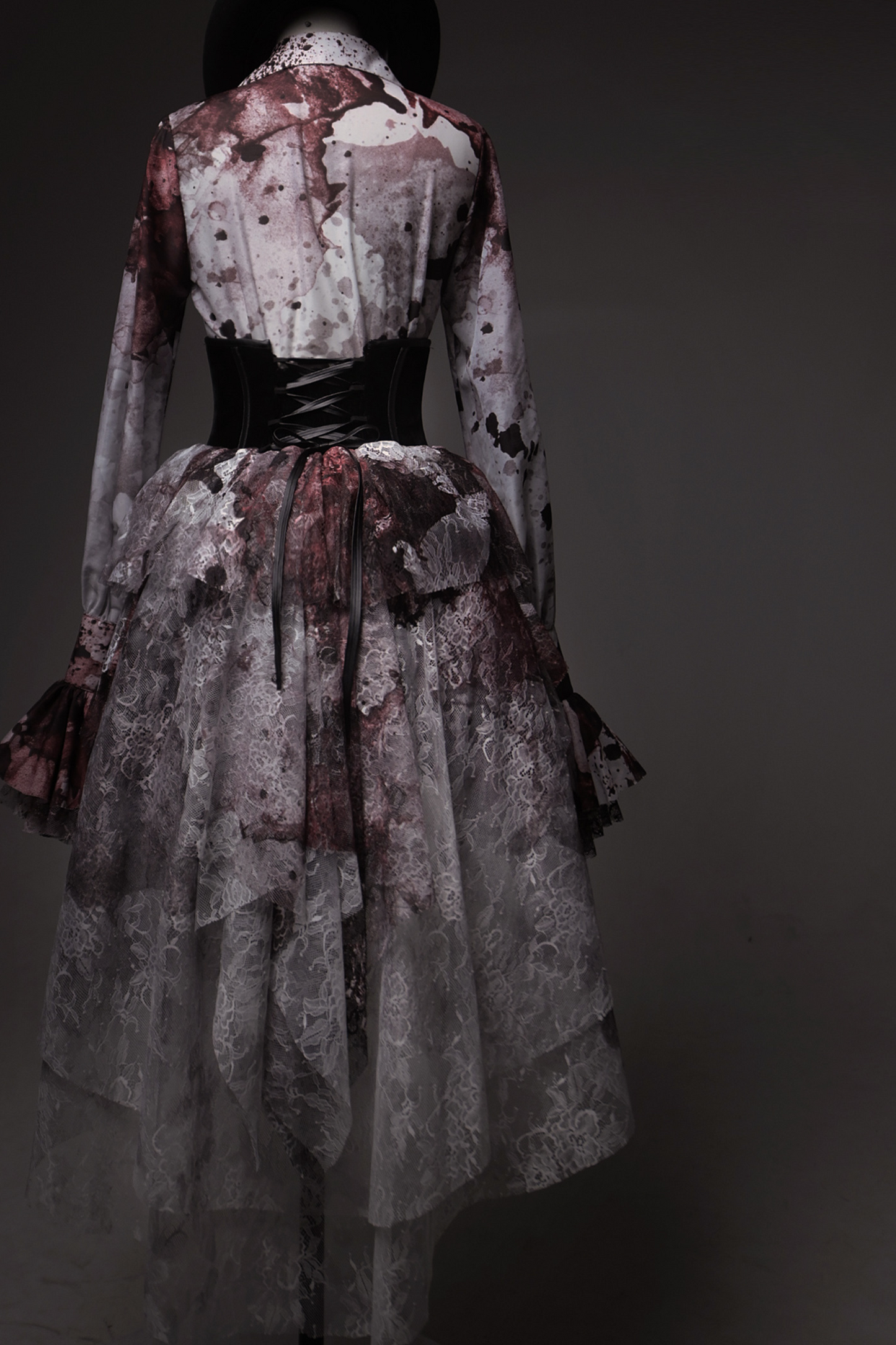 Horror Amusement Park Lace Waist Corset