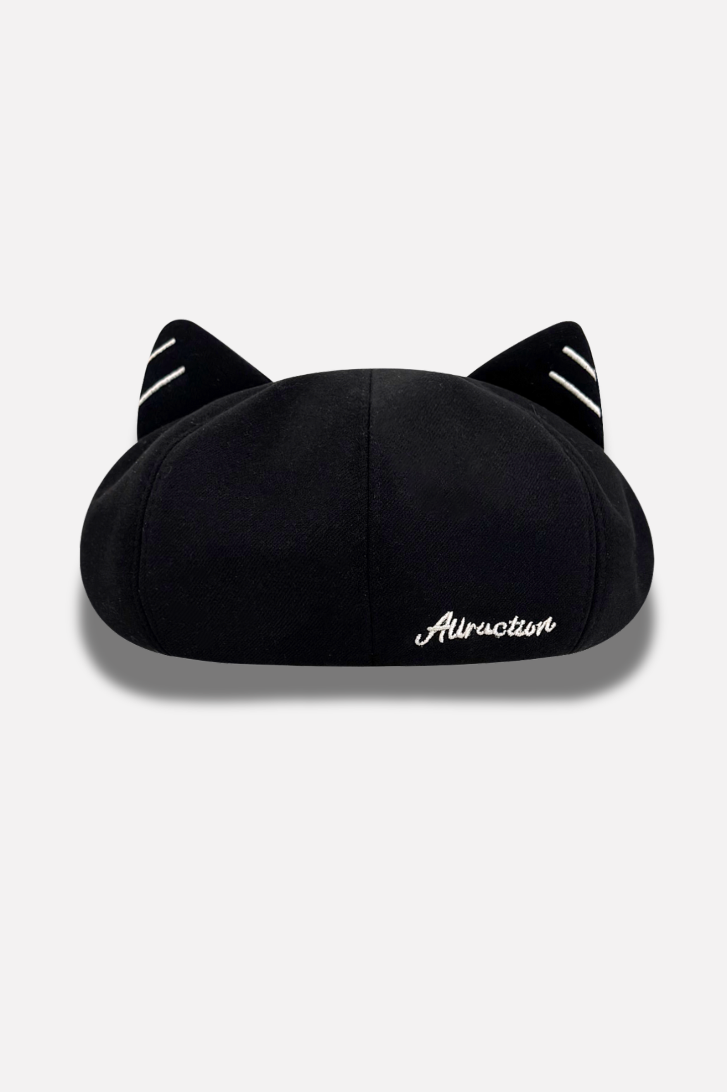 Cat Ear Embroidery Beret