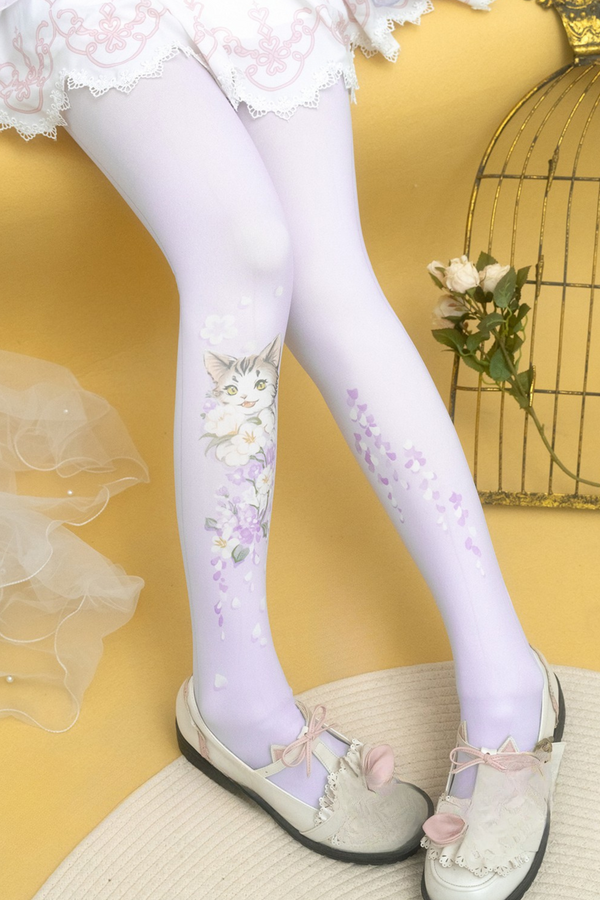 Dream Sweet Flower Lolita Tights