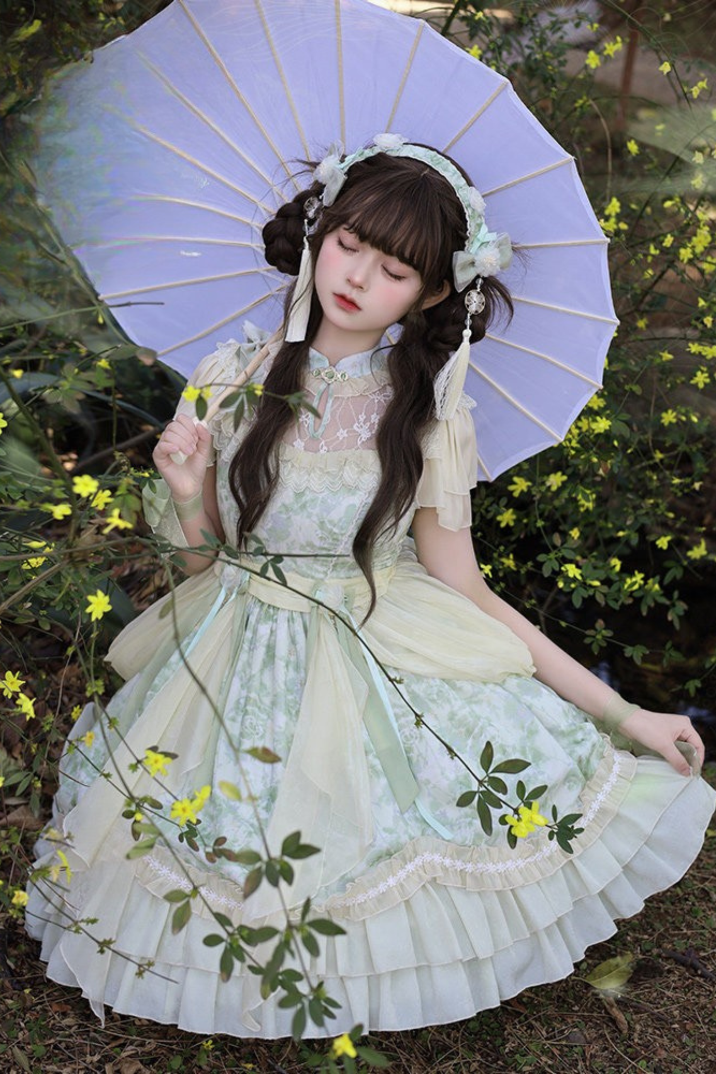 Forest China Lolita Dress