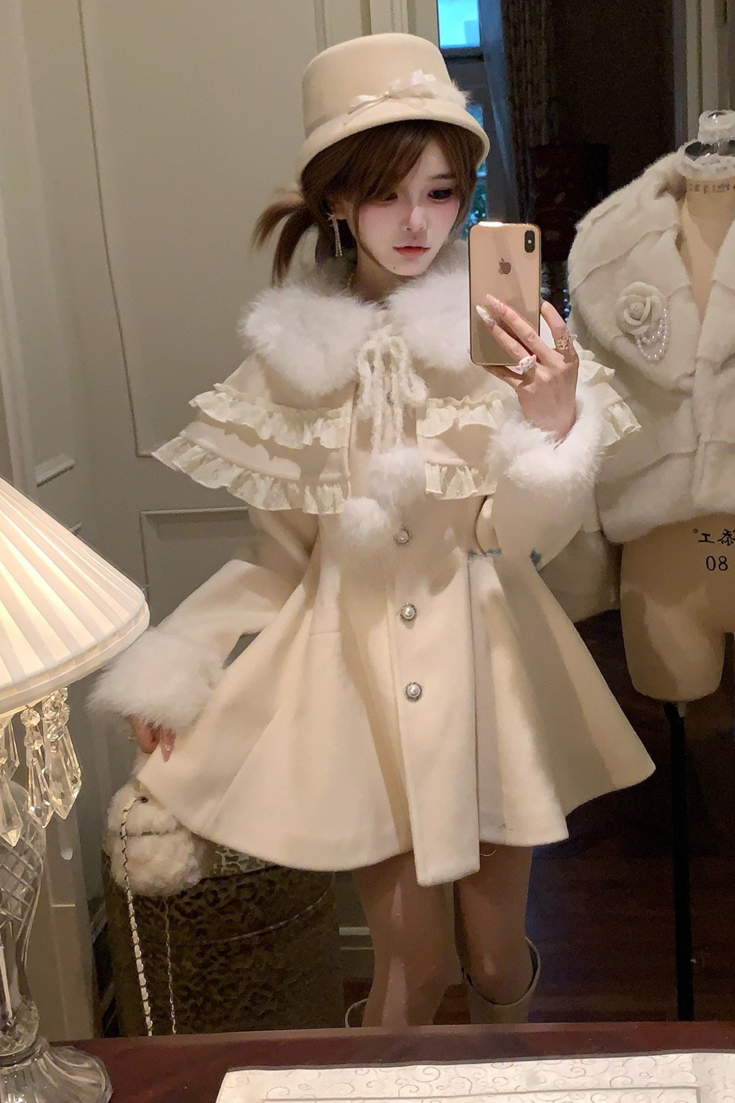 Fur Flair Pure White Coat