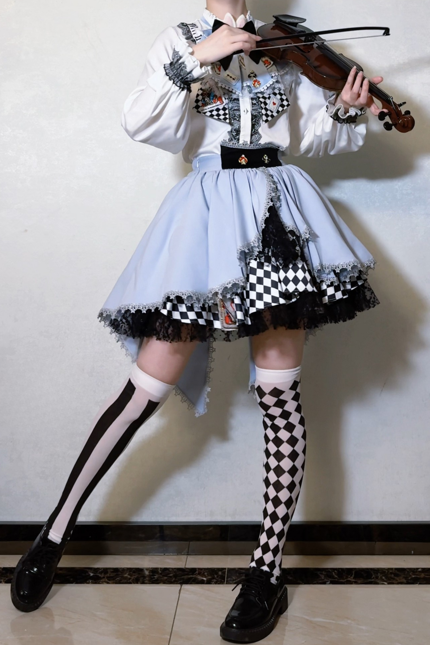 【Reserviertes Produkt】Alice Party Serie Layered Rock + Rückenschleife