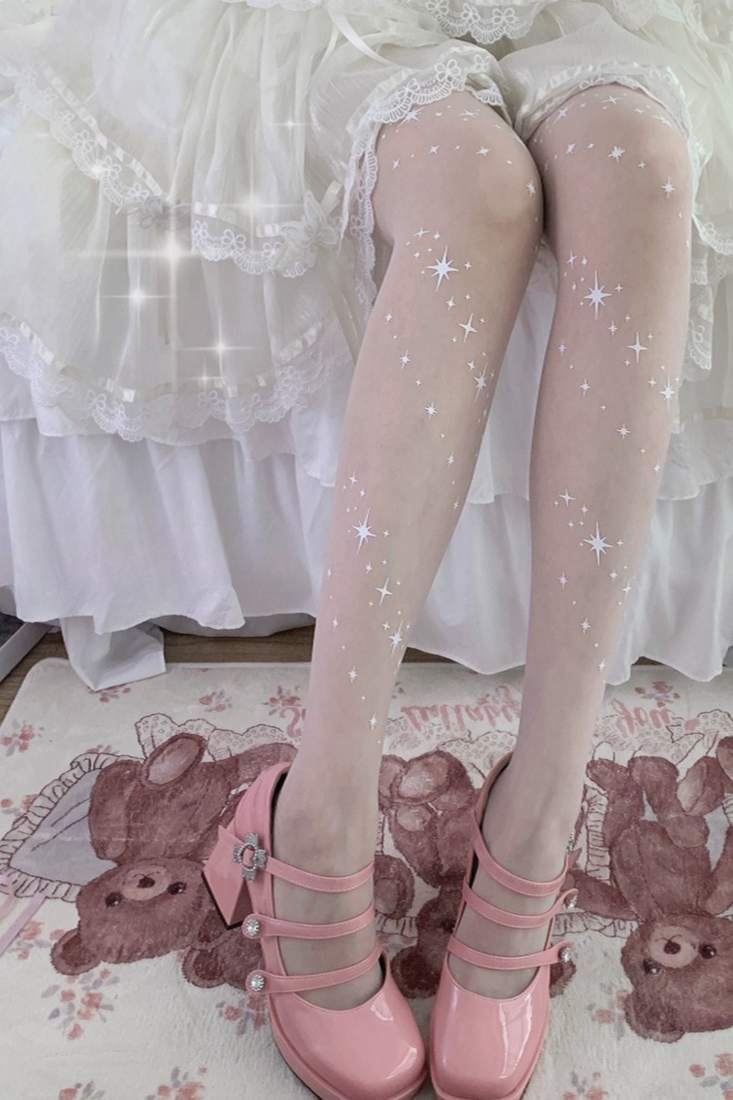 Star Diamond Shear Tights