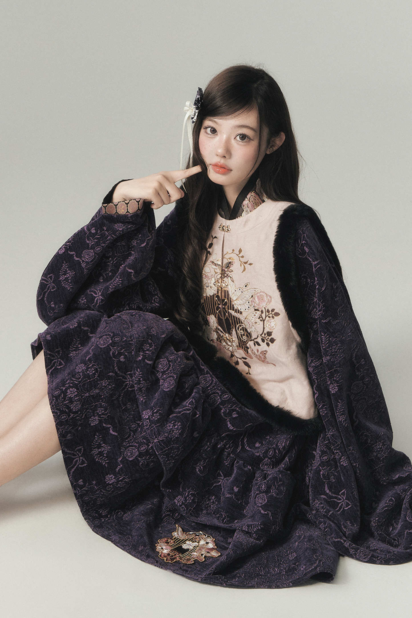 Dark Girl China Dress + Vest