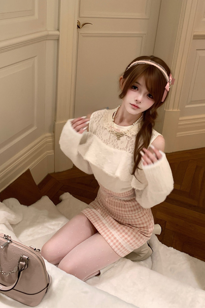 Sweet Powder Pure Off-the-shoulder Dress