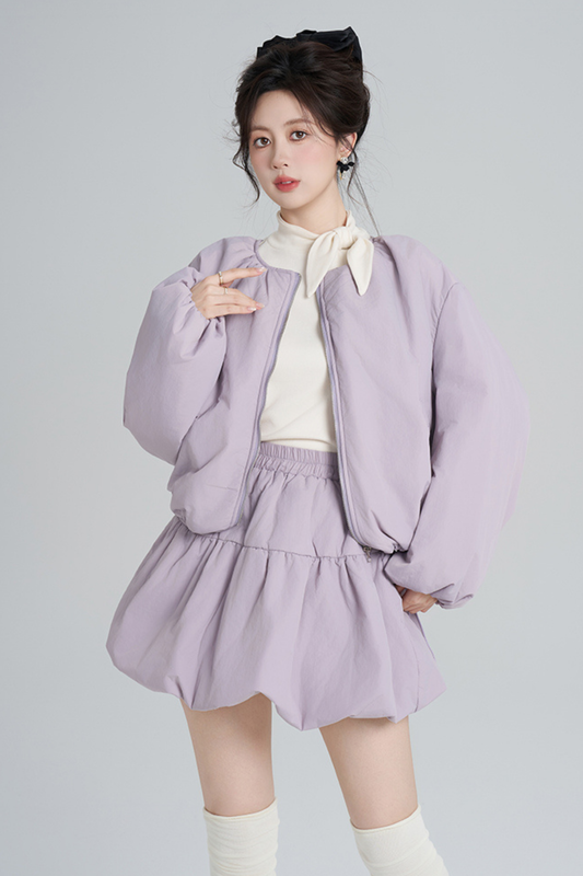 マカロンジップアウター+スカート