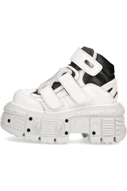 Y2K Mode High-Top-Plateau-Sneaker