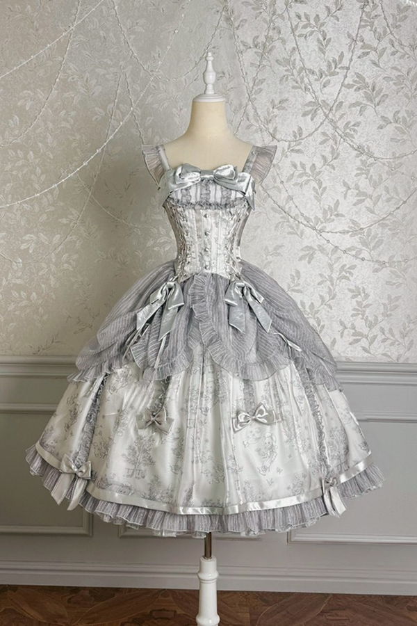 【4月3日予約締切】ギルデッドファンタジーロリータドレス+ジャンパースカート