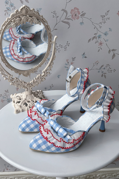 エレガントポインテッドトウロリータシューズ