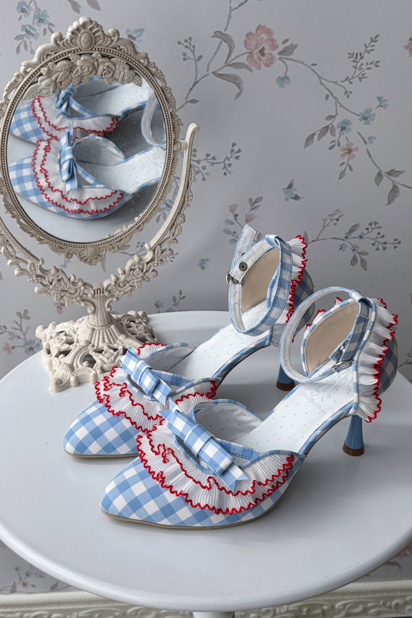 エレガントポインテッドトウロリータシューズ