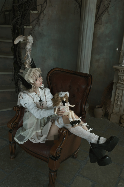 ゴシックバルーンサスペンダードレス