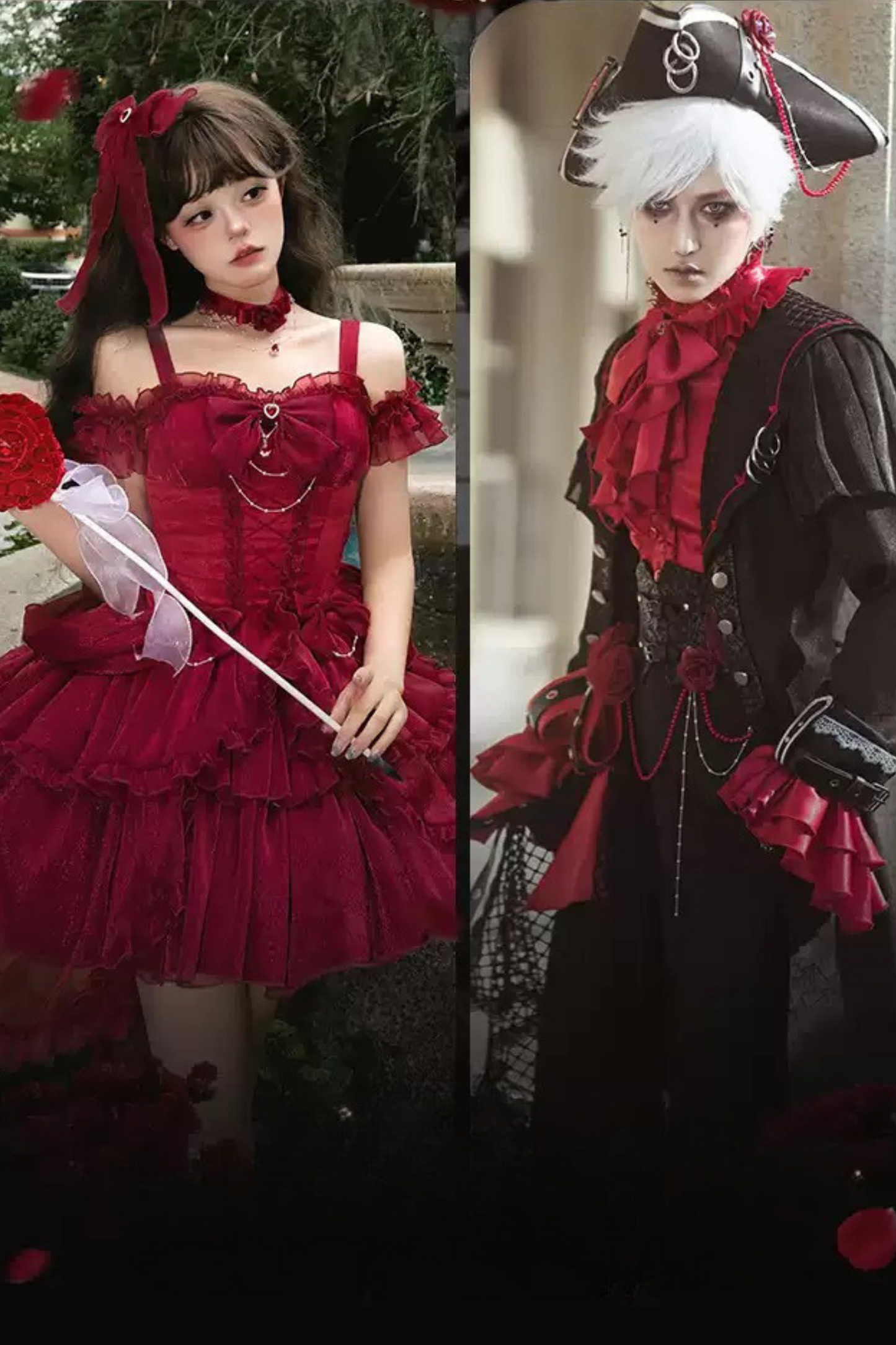 [October 6 Reservation Deadline] Forest Rose Original Design Lolita Dress + Pirate Prince Suit + Accessories