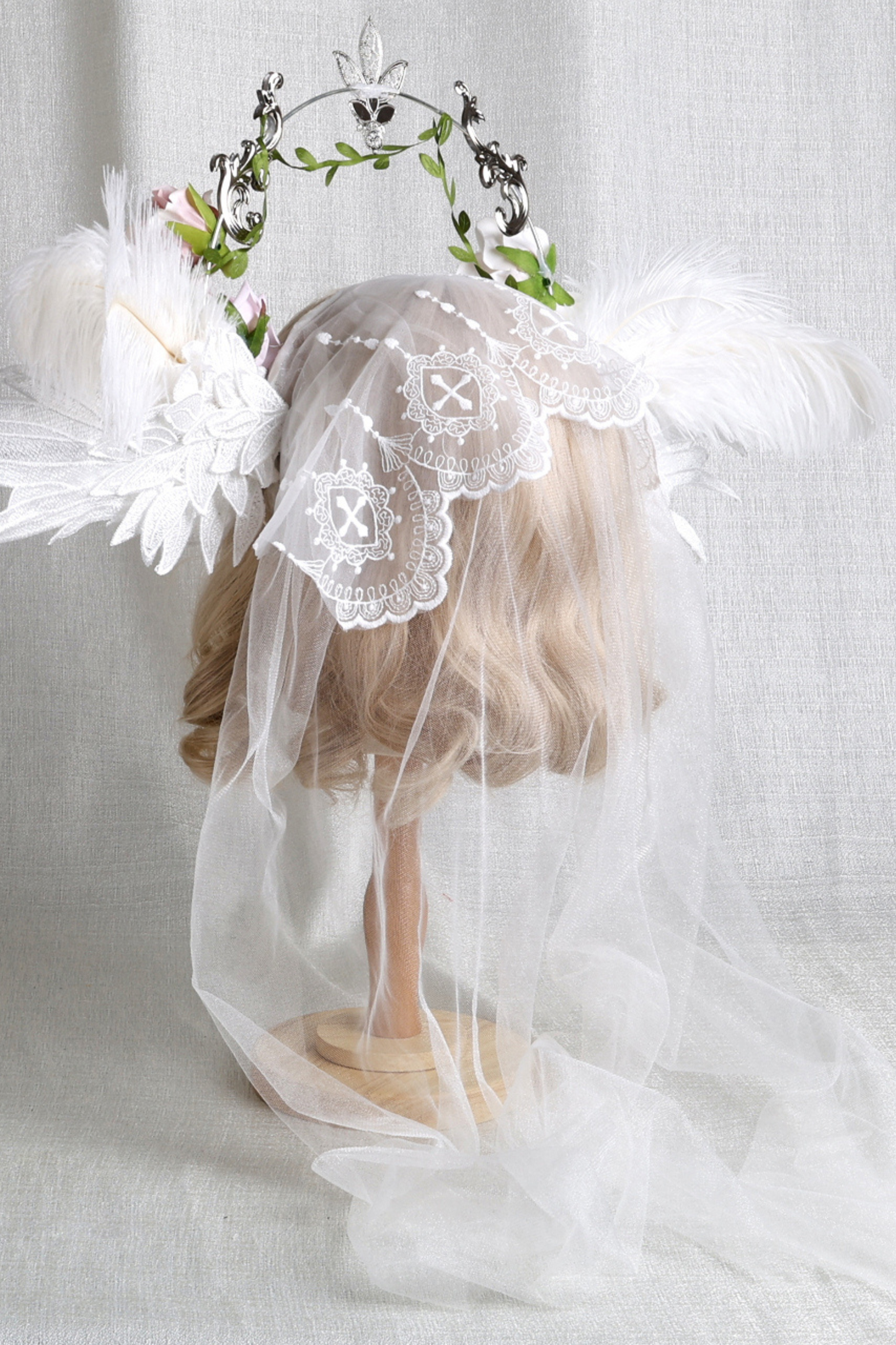 ローズエンジェルヴェールヘアアクセサリー