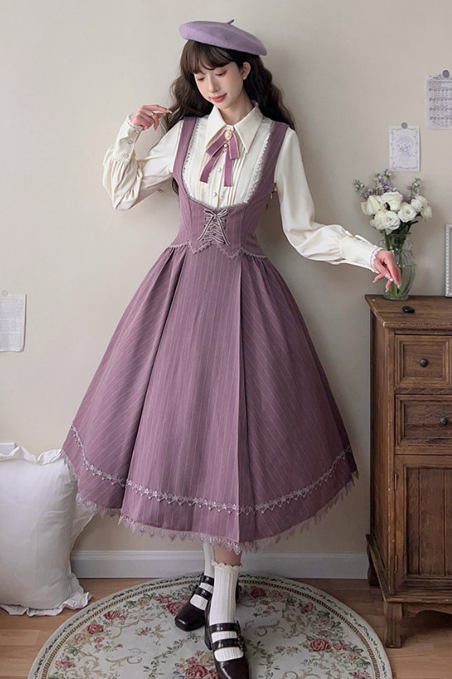 Retro Elegant Lolita Jumperskirt