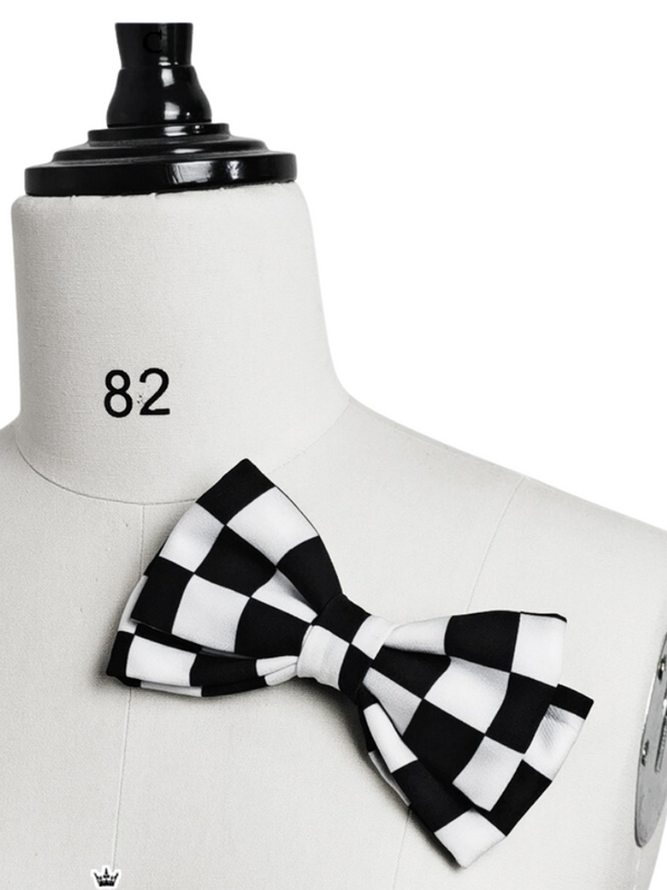 Rabbit Theatre Block Check Lolita Shirt Pants Waistband All Setup [Reserved Item].