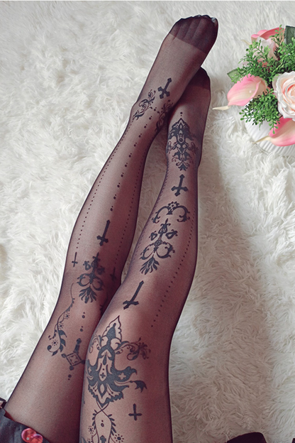 クロステーマロリータシアータイツ