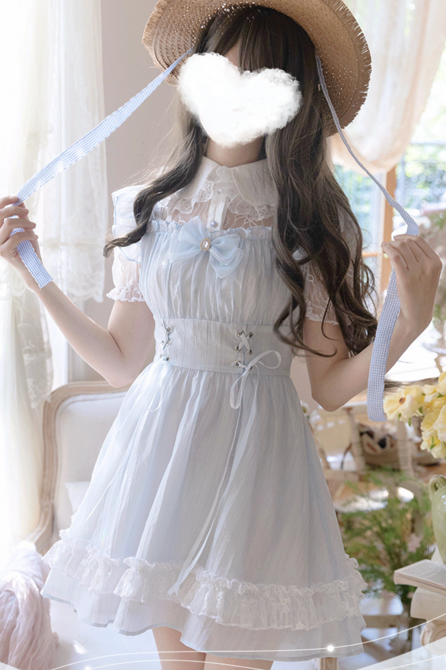 Misty Island Elegant Lace Two Piece Dress