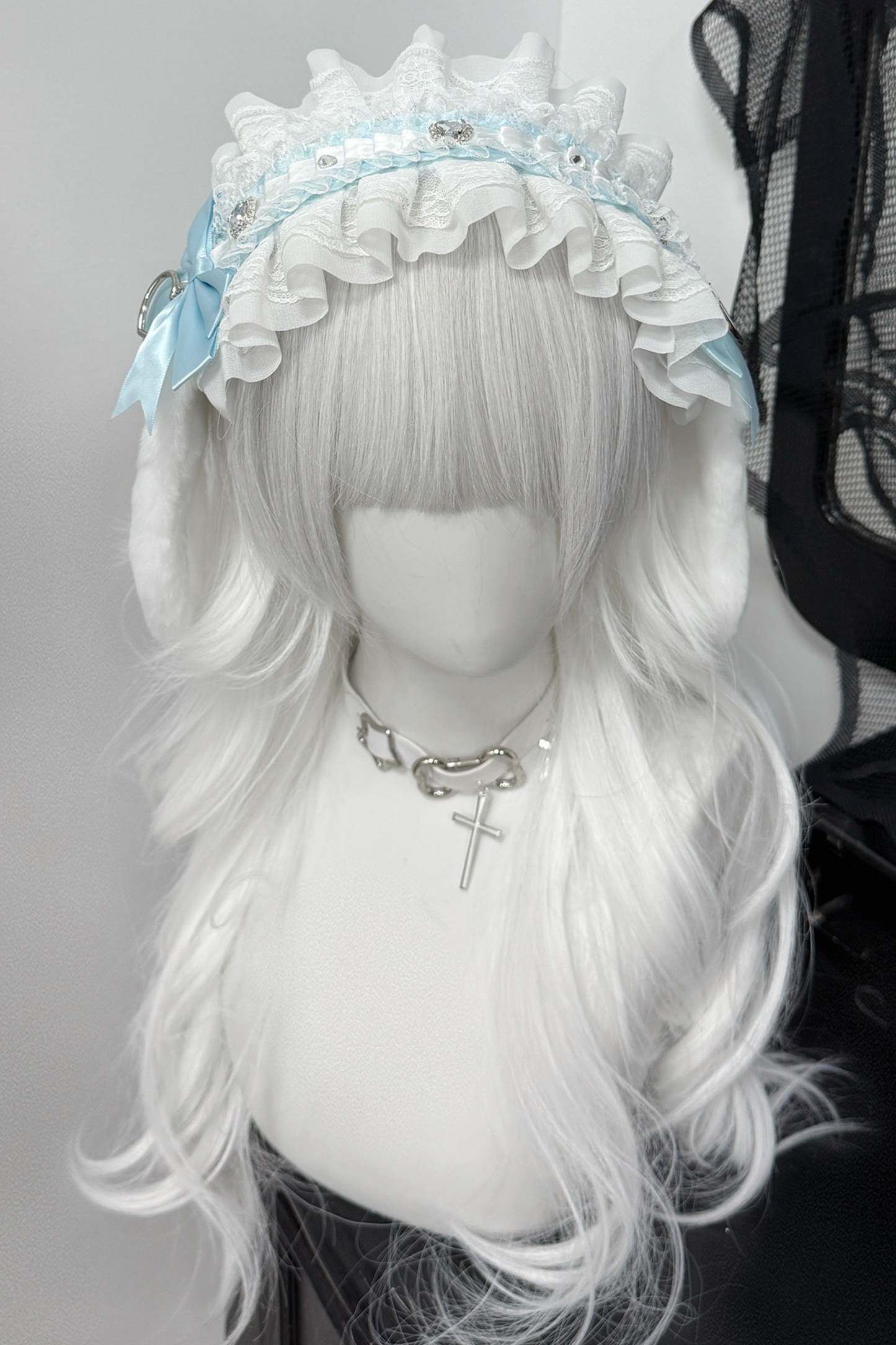 Lace Bunny Frilled Hair Dress