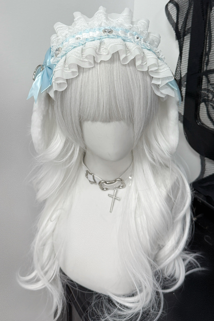 Lace Bunny Frilled Hair Dress