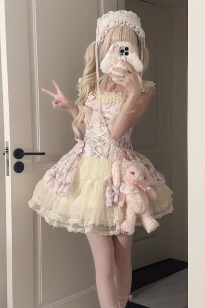 Butterfly Jacquard Sweet Princess Lolita Dress