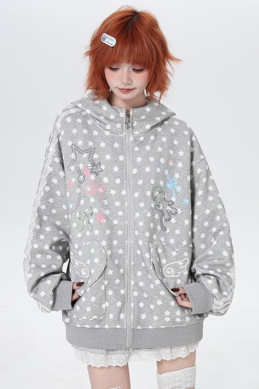 Cat Star Loose Jacke