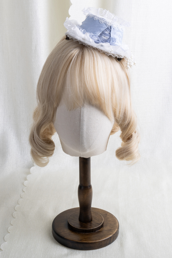 レースハットロリータクリップ