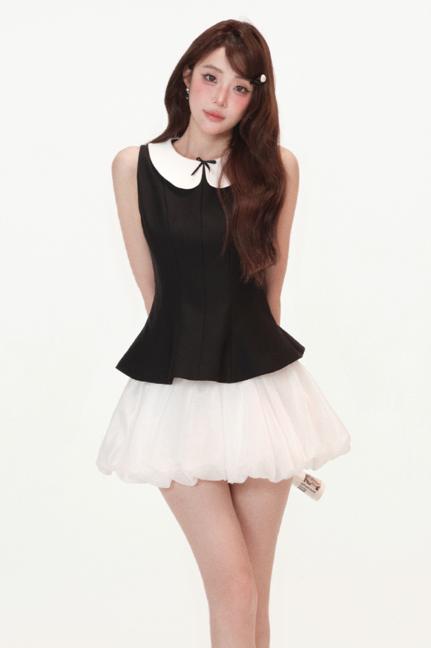 Sweet Old Doll Color Top + Tutu Skirt