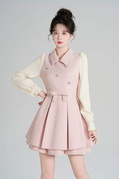 フレンチスイートスタイルリトルジュエルドレス