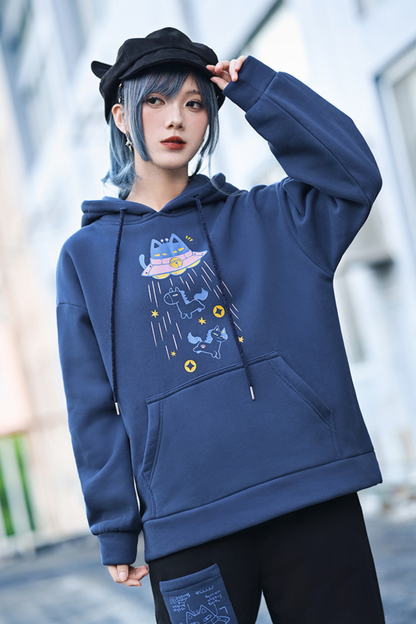 Retro Star Hooded Sweatshirt