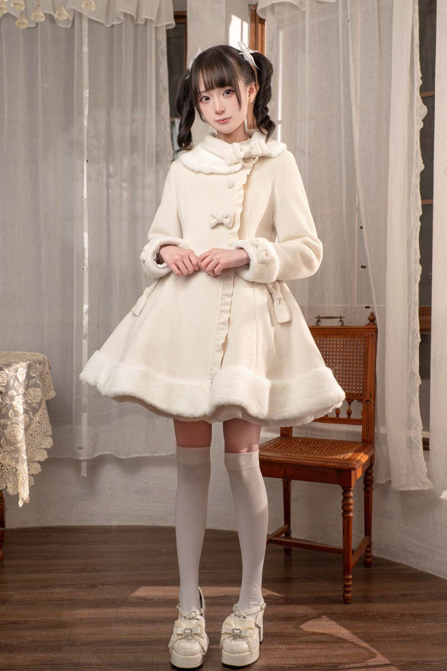 ロリータフレアキュートコート